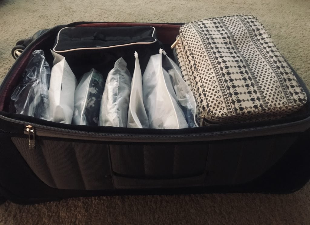 Tidy suitcase using this new packing hacking technique