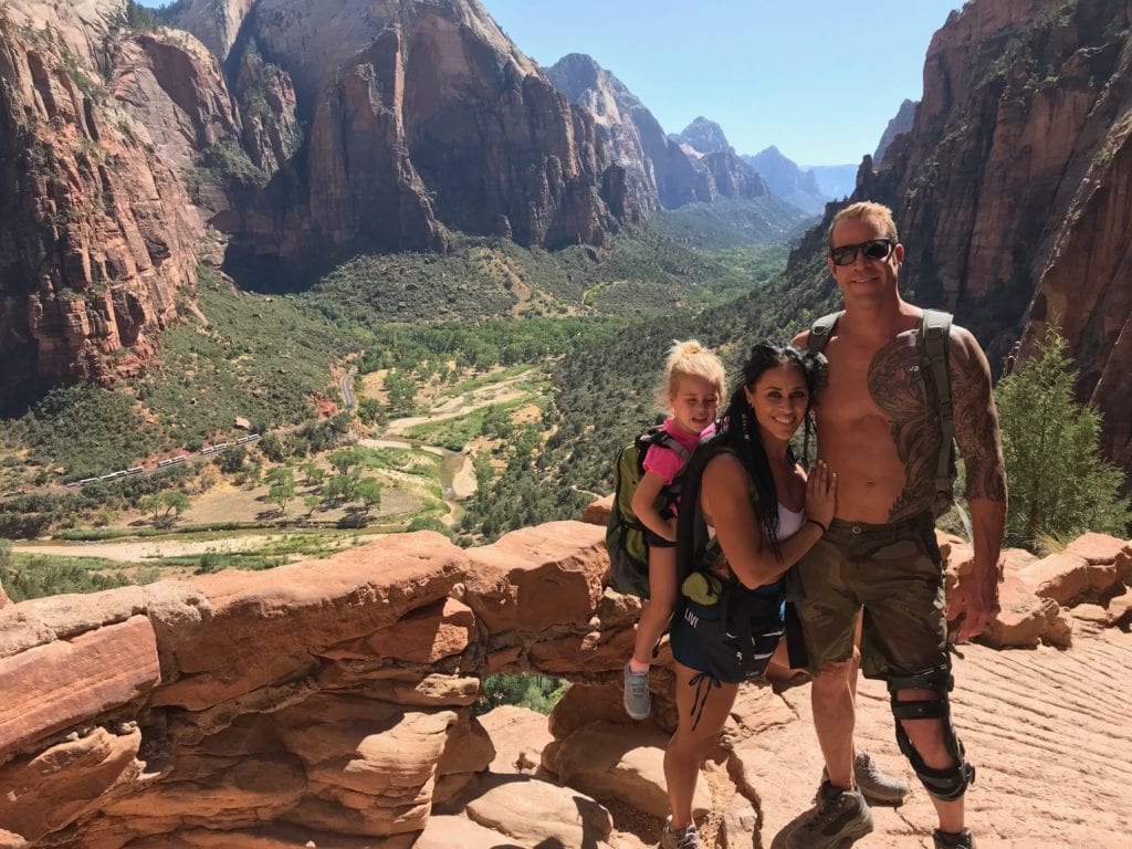 halfway to angel's landing: Scout's lookout