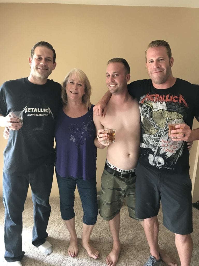 Just before we left for the metallica concert
