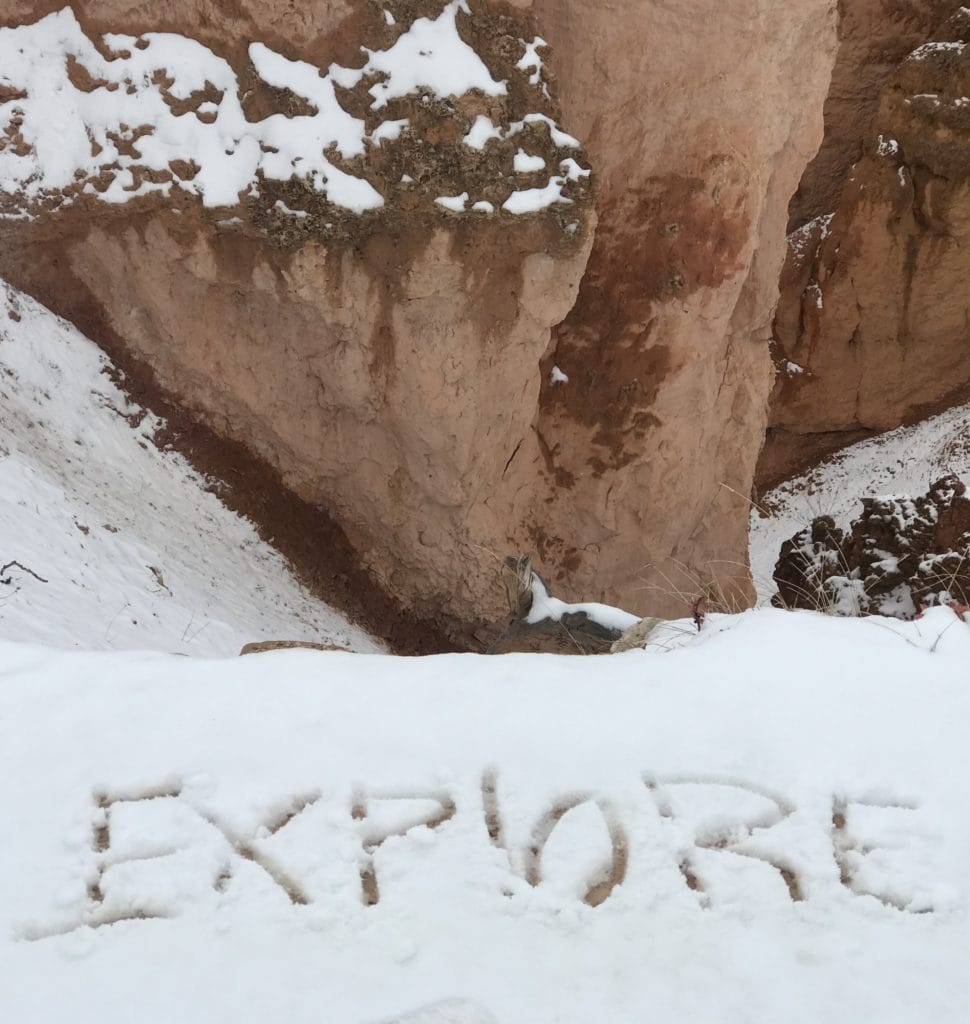 explore in snow