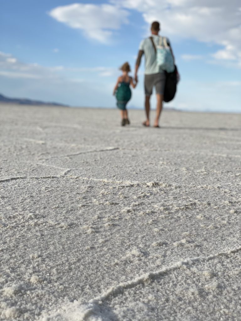 walking on the flats